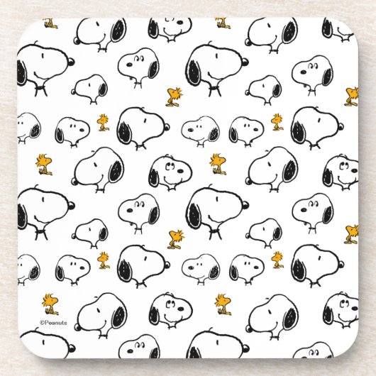 Dessous-de-verre Motif Snoopy & Woodstock (Devant)