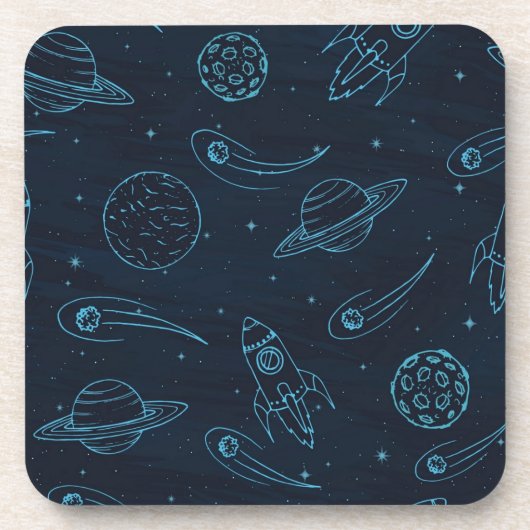 Dessous-de-verre Motif spatial (Devant)