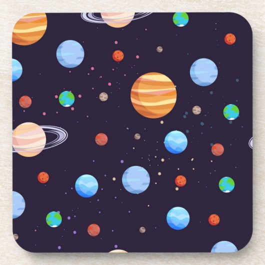 Dessous-de-verre Motif spatial (Devant)
