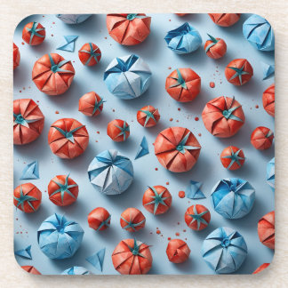 Dessous-de-verre Motif Tomates Origami