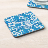 Dessous-de-verre Motif tropical de ketmie (Côté gauche)