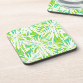 Dessous-de-verre Motif tropical de palmettes (Côté gauche)