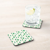 Dessous-de-verre Motif vert clair de cactus (Côté Droit)