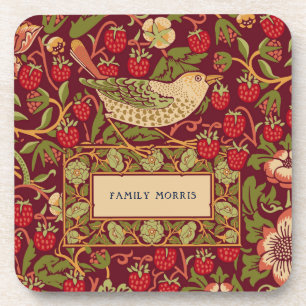 Dessous-de-verre Motif William Morris voleur de fraises 