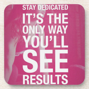 Dessous-de-verre Motivation de conditionnement physique et de muscu