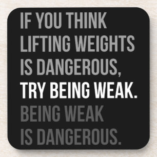 Dessous-de-verre Motivation de conditionnement physique et de muscu