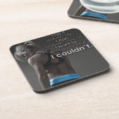 Dessous-de-verre Motivation de conditionnement physique et de muscu (Côté gauche)