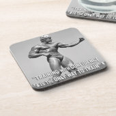 Dessous-de-verre Motivation de conditionnement physique et de muscu (Côté gauche)