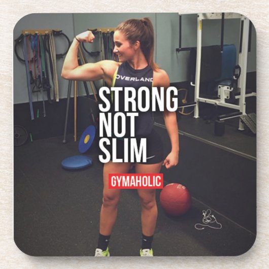 Dessous-de-verre Motivation de conditionnement physique et de muscu (Devant)