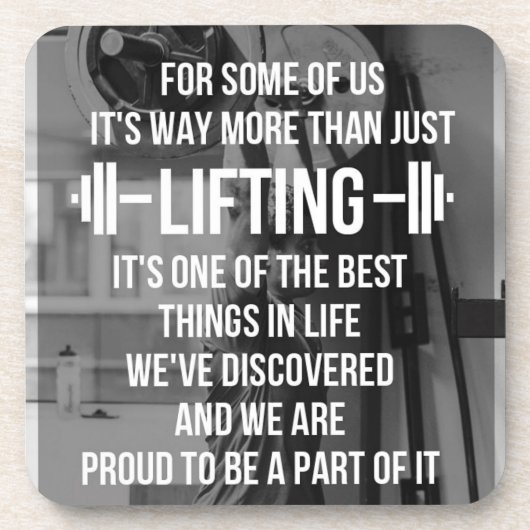 Dessous-de-verre Motivation de conditionnement physique et de muscu (Devant)