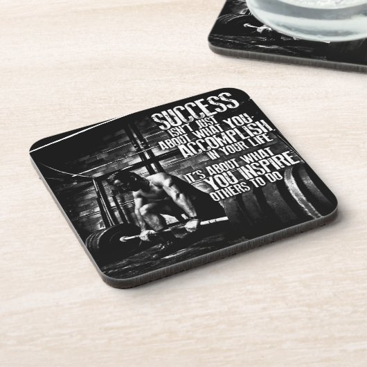 Dessous-de-verre Motivation de la musculation (Côté gauche)