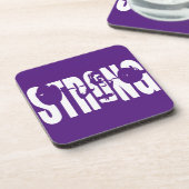 Dessous-de-verre Motivation féminine "Poids levant" - FORT (Côté gauche)