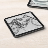 Dessous-de-verre Moto de Bouilly, 1895 (Côté gauche)