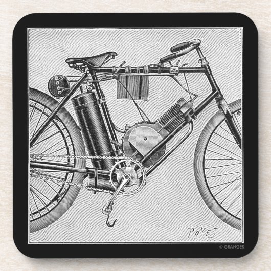 Dessous-de-verre Moto de Bouilly, 1895 (Devant)