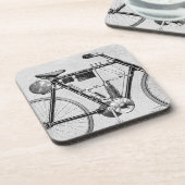 Dessous-de-verre Moto de Petrolette Omega, 1895 (Côté gauche)