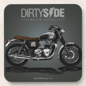 Dessous de verre moto Dirtyside | Dessous de verre (Devant)