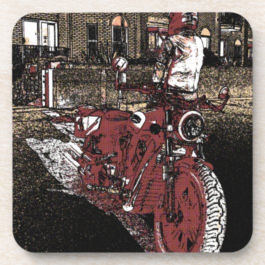 Dessous-de-verre Moto Indian (Devant)