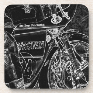 Dessous-de-verre Motocyclette 1 coastère