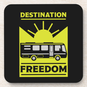 Dessous-de-verre Motorhome Camping RV Liberté