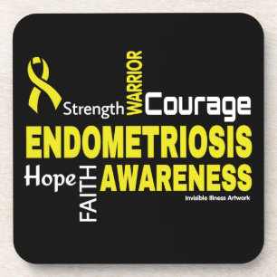 Dessous-de-verre Mots...Endometriose