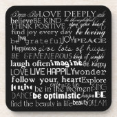 Dessous-de-verre Mots Inspirants (Devant)