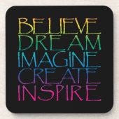 Dessous-de-verre Mots Inspirants (Devant)