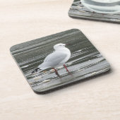 Dessous-de-verre Mouette dans l'eau (Côté gauche)