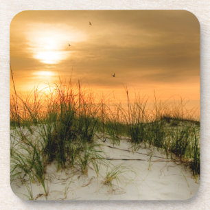 Dessous-de-verre Mouettes au lever de soleil