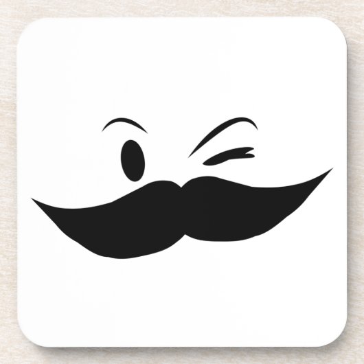 Dessous-de-verre Moustache Kinky (Devant)