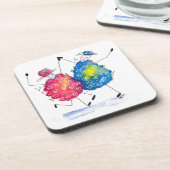 Dessous-de-verre Mouton de danse Whimsical (Côté gauche)