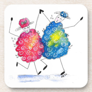 Dessous-de-verre Mouton de danse Whimsical