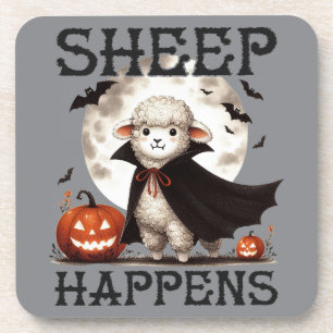 Dessous-de-verre Mouton Vintage Drôle Se Passe Halloween