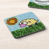 Dessous-de-verre Moutons ensoleillés (Côté gauche)