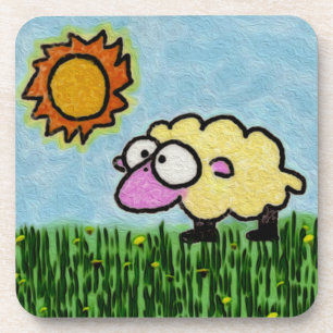 Dessous-de-verre Moutons ensoleillés
