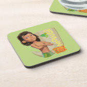 Dessous-de-verre Mowgli 1 (Côté gauche)