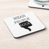 Dessous-de-verre Moyenne Des Gens Suck (Côté gauche)