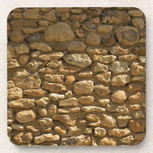 Dessous-de-verre Mur de pierre rustique