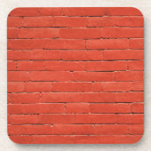 Dessous-de-verre Mur rouge orange (Devant)