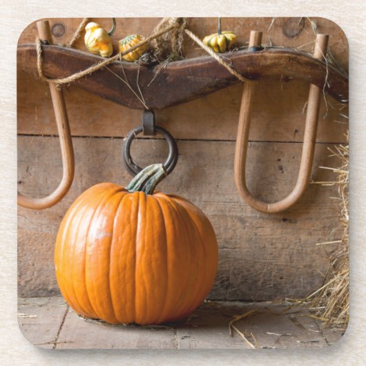Dessous-de-verre Musée des agriculteurs. Citrouille dans une grange (Devant)
