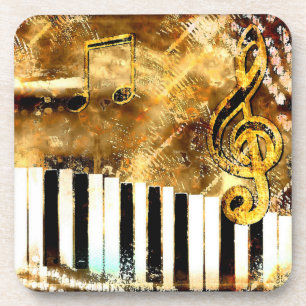 Dessous de verre Musical Grunge Cork