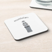 Dessous-de-verre musicien (Côté gauche)