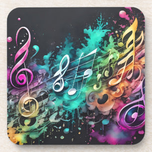 Dessous-de-verre musique graffiti