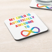 Dessous-de-verre My Child Autistically (Côté gauche)