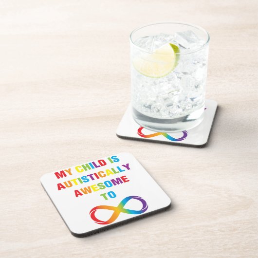 Dessous-de-verre My Child Autistically (Côté Droit)