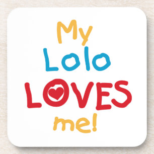 Dessous-de-verre My Lolo Loves Me T-shirts et cadeaux