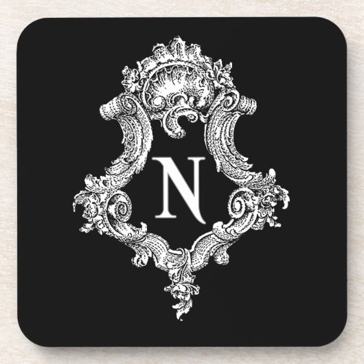 Dessous-de-verre N Monogramme initial (Devant)
