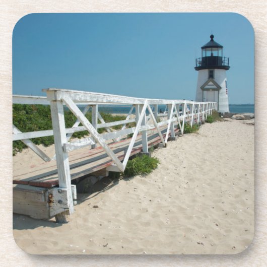 Dessous-de-verre Nantucket. Phare Old Wooden (Devant)