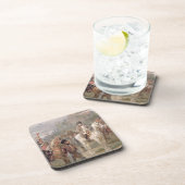 Dessous-de-verre Napoléon et ses troupes (huile sur panneau) (paire (Côté Droit)