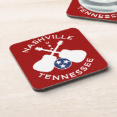 Dessous-de-verre Nashville, Tennessee Etats-Unis (Côté gauche)