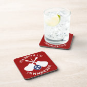 Dessous-de-verre Nashville, Tennessee Etats-Unis (Côté Droit)